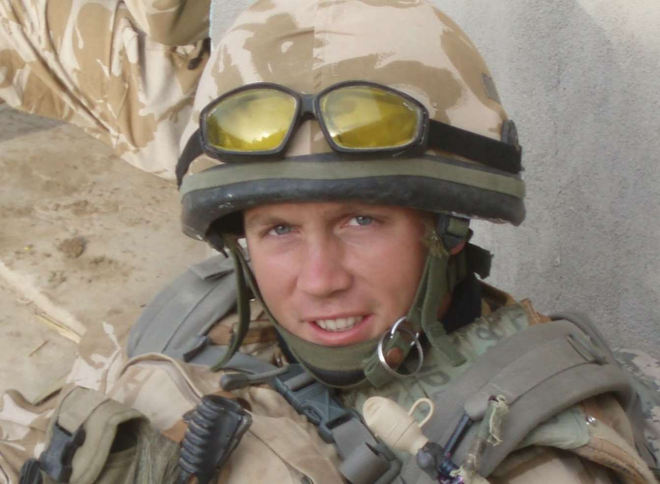 Dean Upson pictured during his 14-year army career