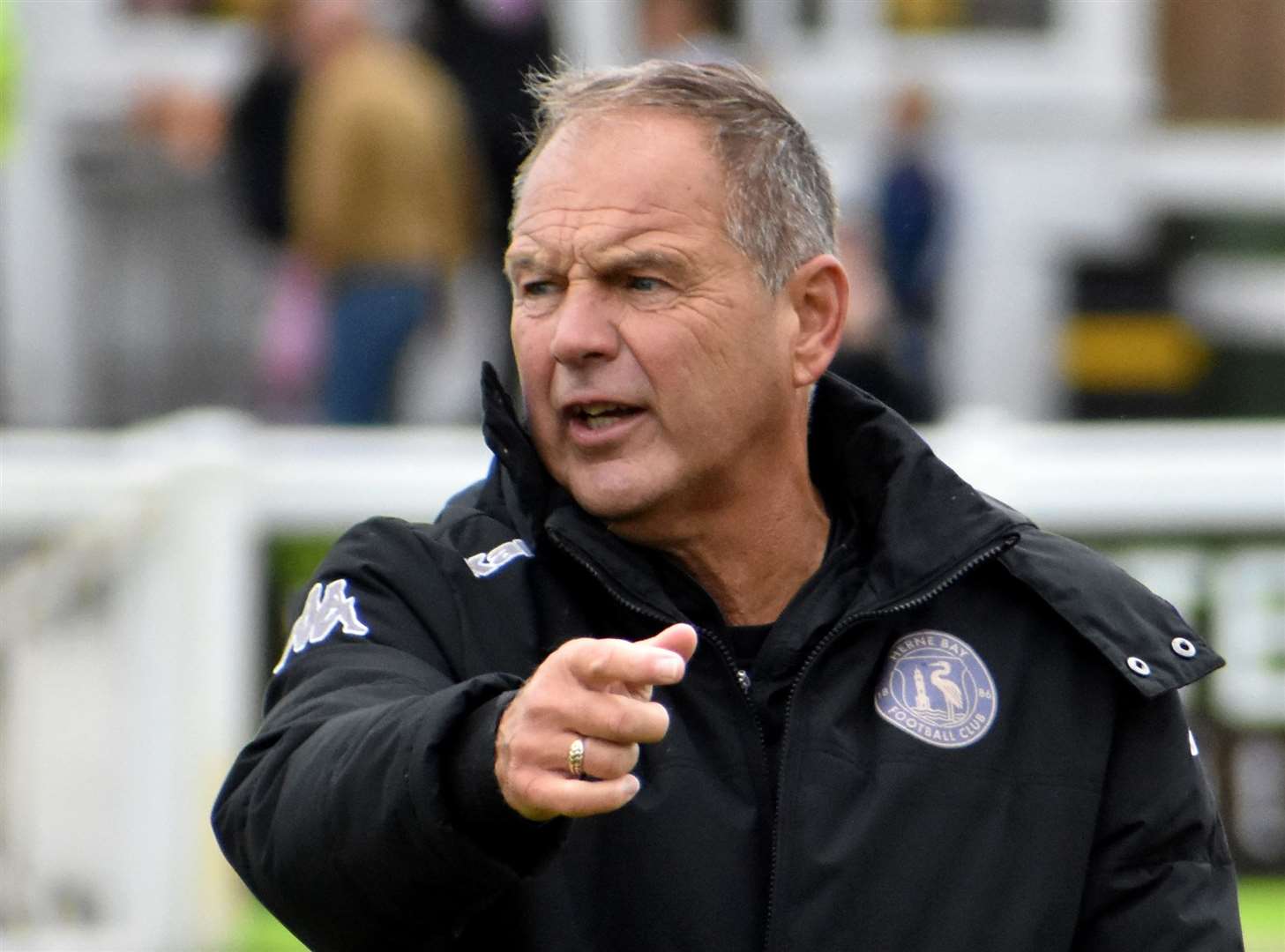 Herne Bay manager Steve Lovell - faces his former club Ramsgate on Monday. Picture: Randolph File