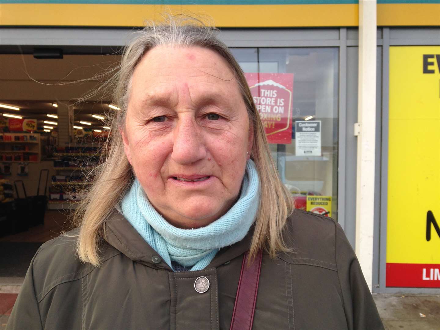 Patricia Rose from Hoo, thinks the store is good value