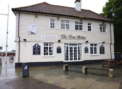 The True Briton pub in Folkestone