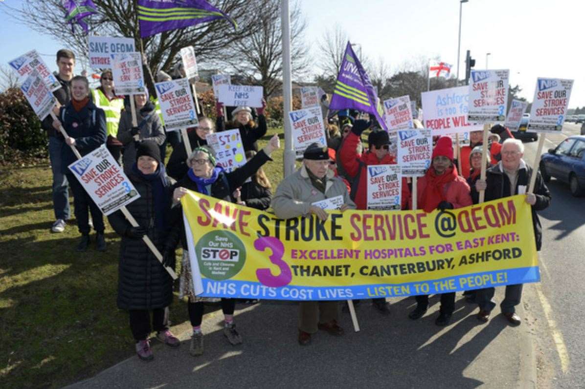 Campaigners want to save QEQM's stroke unit