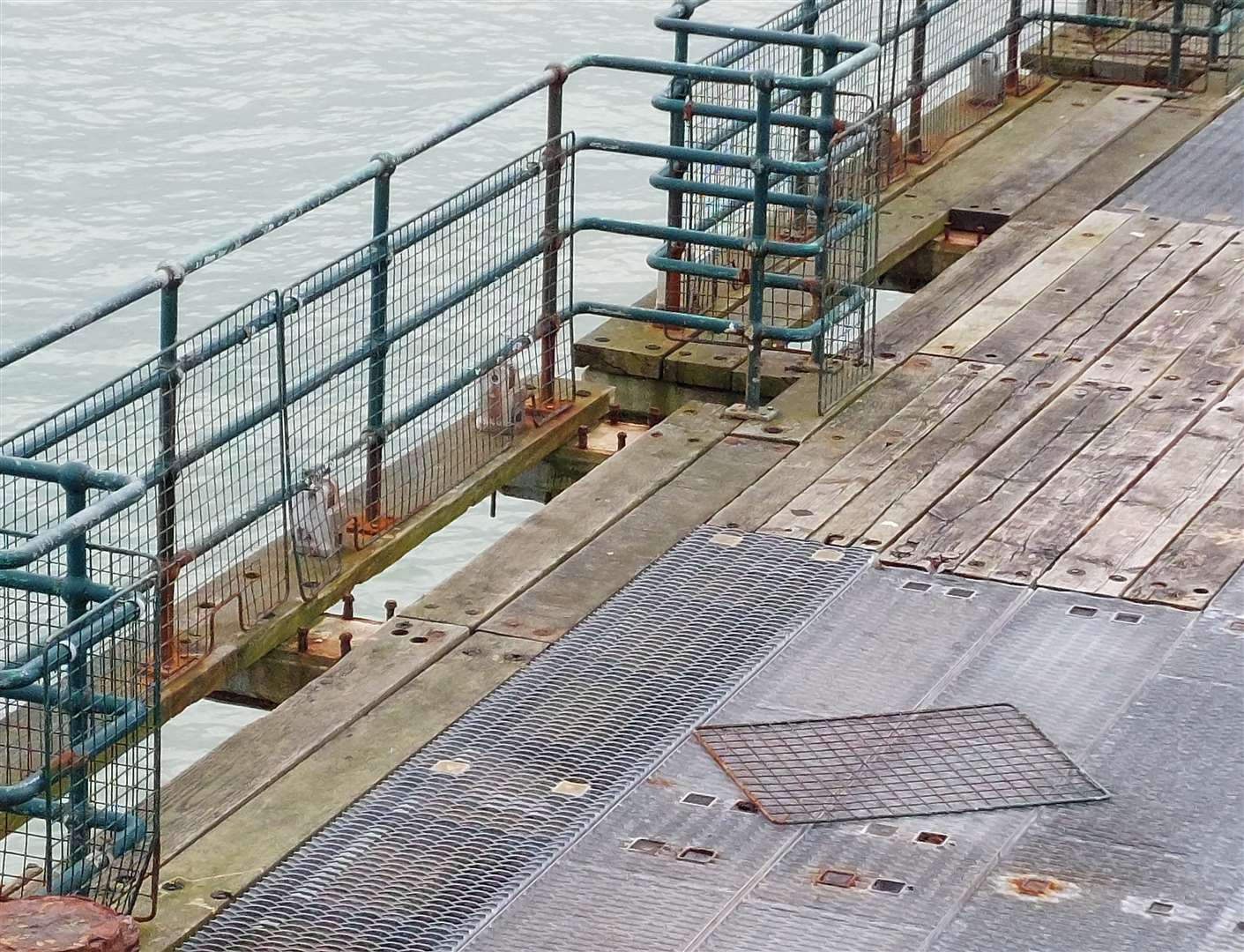 Part of the lower deck at Deal Pier is currently out of bounds