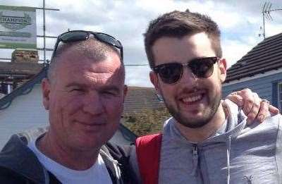 Darren with Jack Whitehall. Picture: The Old Neptune / Facebook