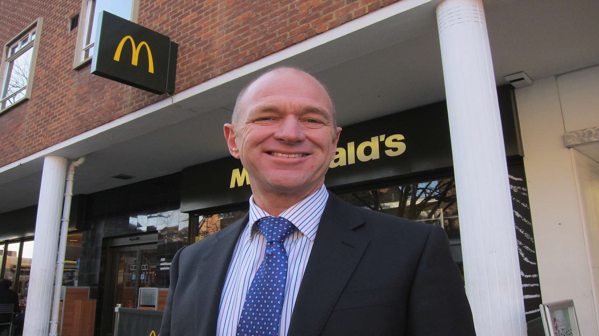 Canterbury McDonald's franchisee Paul Crocker
