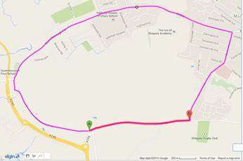 Diversion route during Lower Road closure