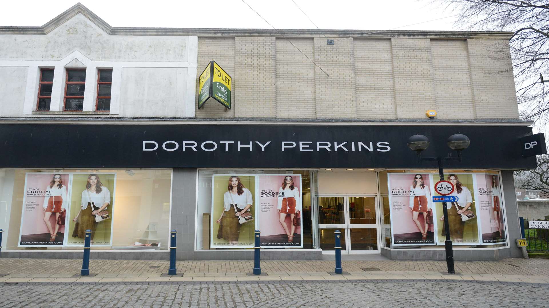 The Dorothy Perkins building is up for rent