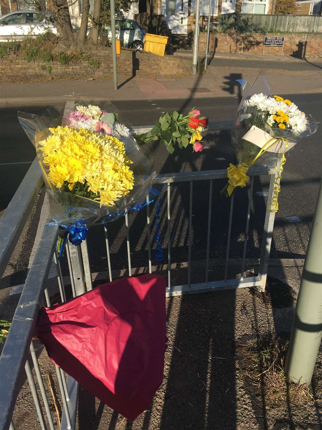 Floral tributes have been left for Sittingbourne teenager Ellie Paine