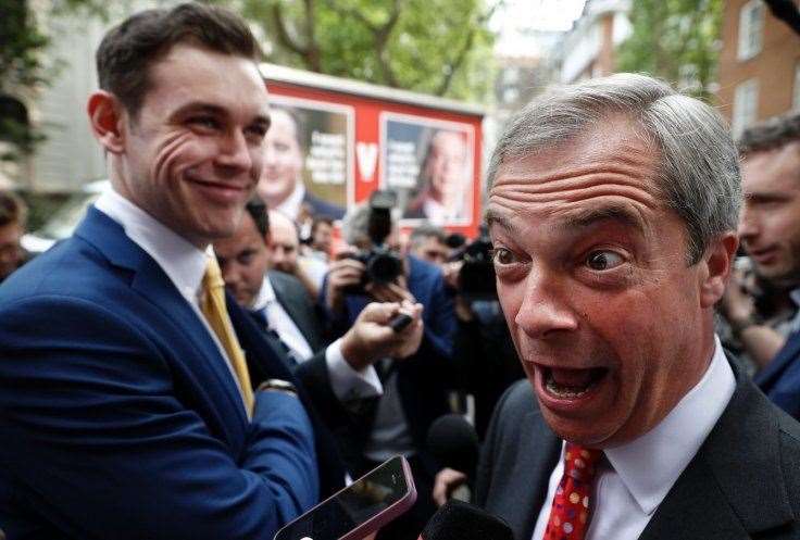 Nigel Farage has teased a return to politics