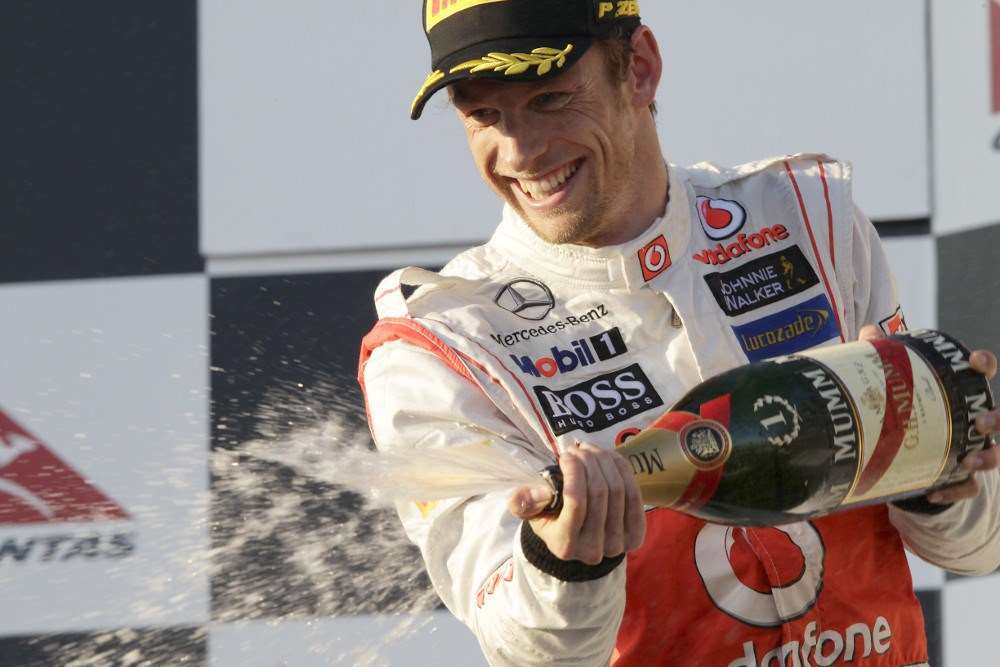 F1 star Jenson Button who will be visiting Bluewater