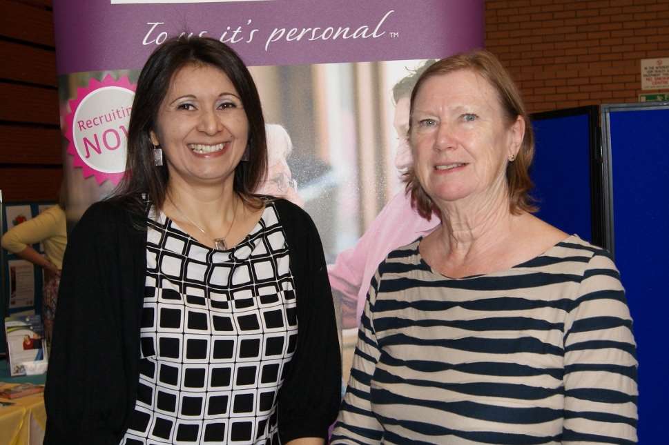 Sue Hayward, Caregiver from Home Instead Senior Care in Tunbridge Wells with Symone Salwan