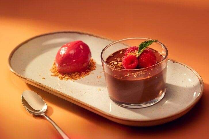 The intense chocolate pot. Picture: Heavenly Desserts