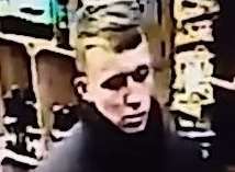 One of the suspects caught on CCTV