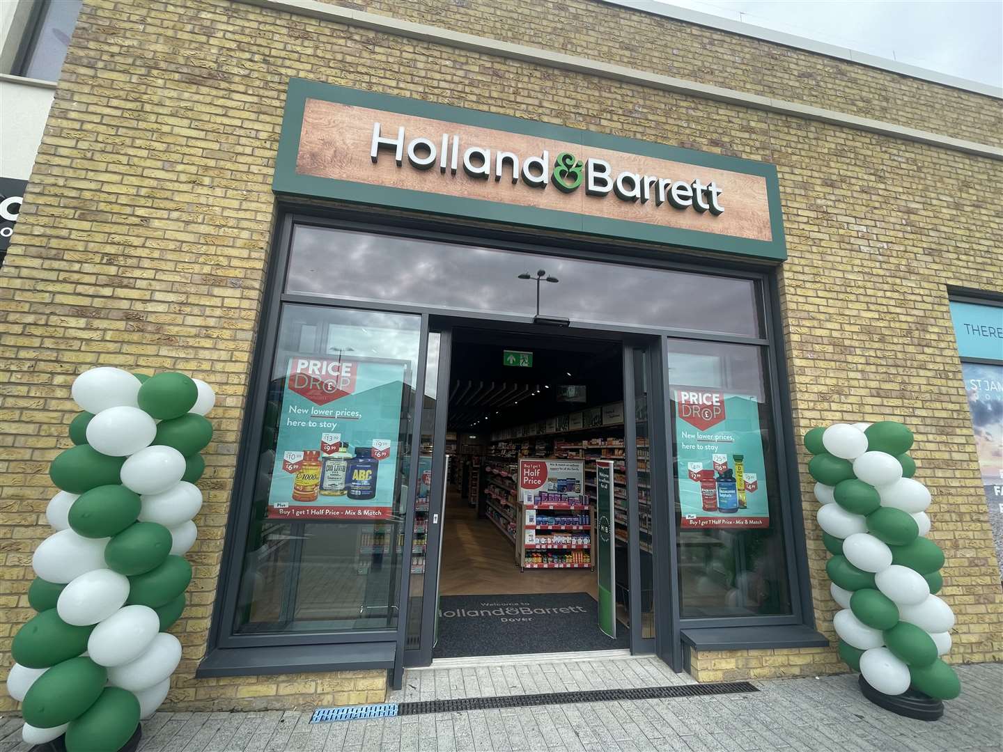 The new store at St James'. Picture: Holland & Barrett