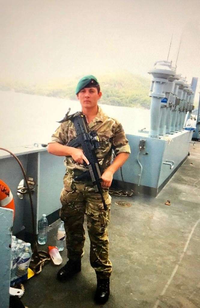Keith in the Royal Marines
