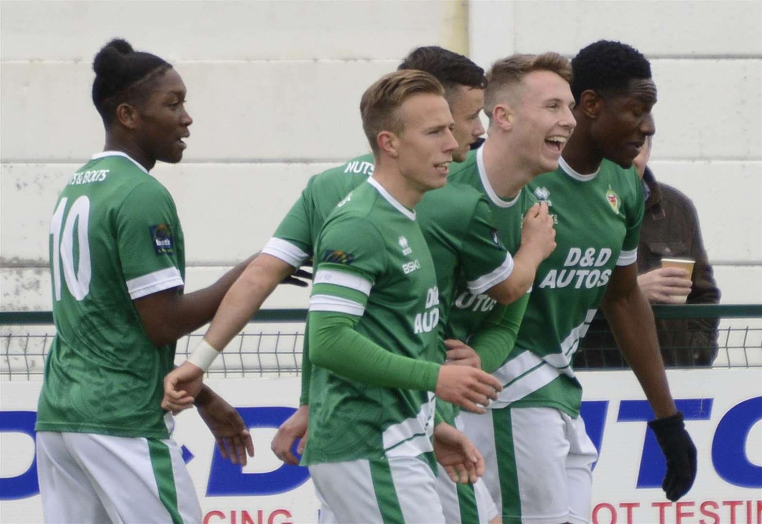 Ashford won 3-2 at Hastings to reach the play-off final Picture: Paul Amos