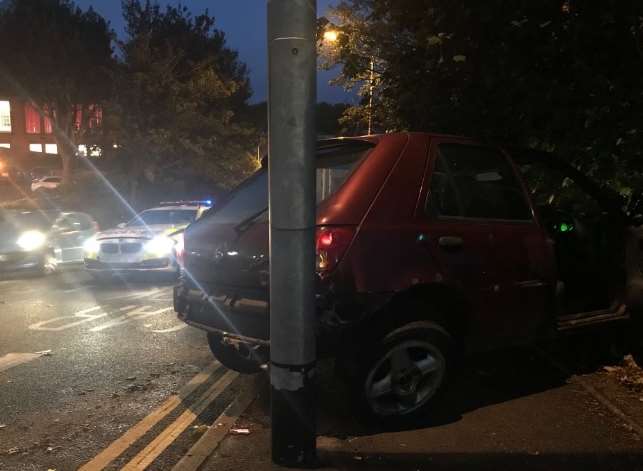 Two arrested after Folkestone police chase. Picture: Kent Police