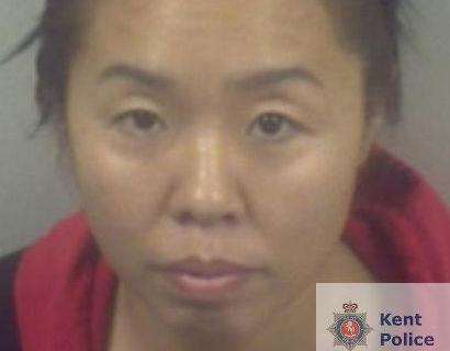 Yafen Zheng has been jailed for 14 months along with her husband for running a brothel. Picture: Kent Police