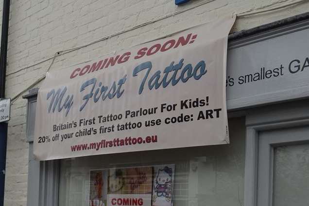 The 'children's tattoo parlour' in Whitstable
