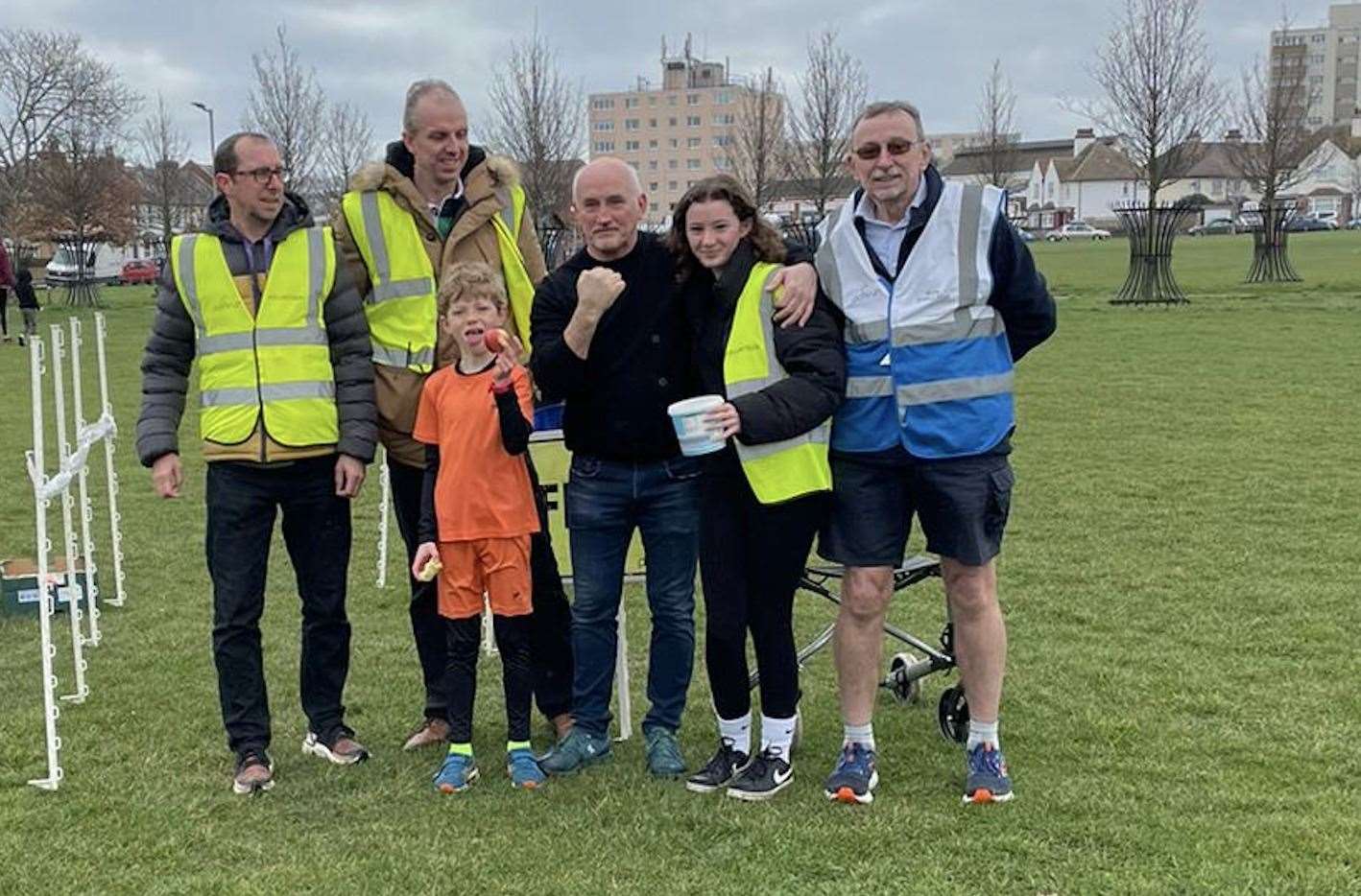 Former boxing legend Barry McGuigan was spotted at a kids parkrun event over the weekend. Picture: Tjarda Thomas