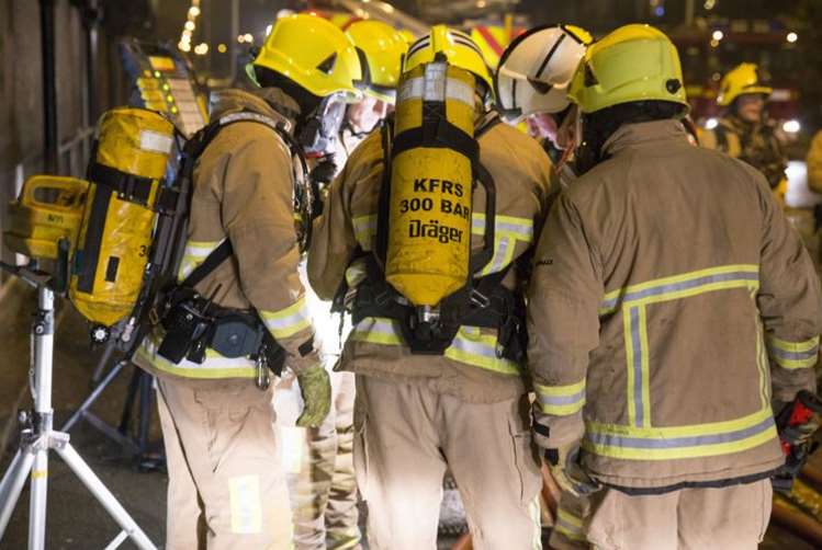 Fire engines were sent to the scene just after half past nine last night. Stock pic