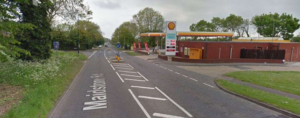 The crash happened on Maidstone Road, Rochester Picture: Google Streetview