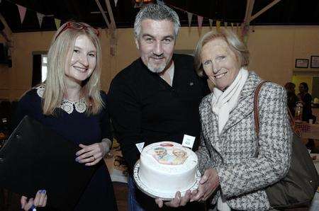 Zoe Howes, Paul Hollywood and Mary Berry