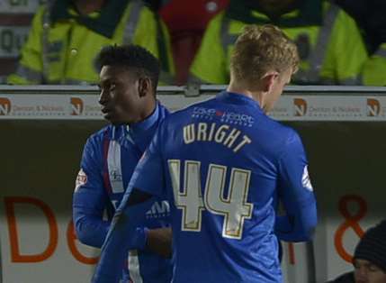 Josh Wright is replaced by Jermaine McGlashan Picture: Barry Goodwin