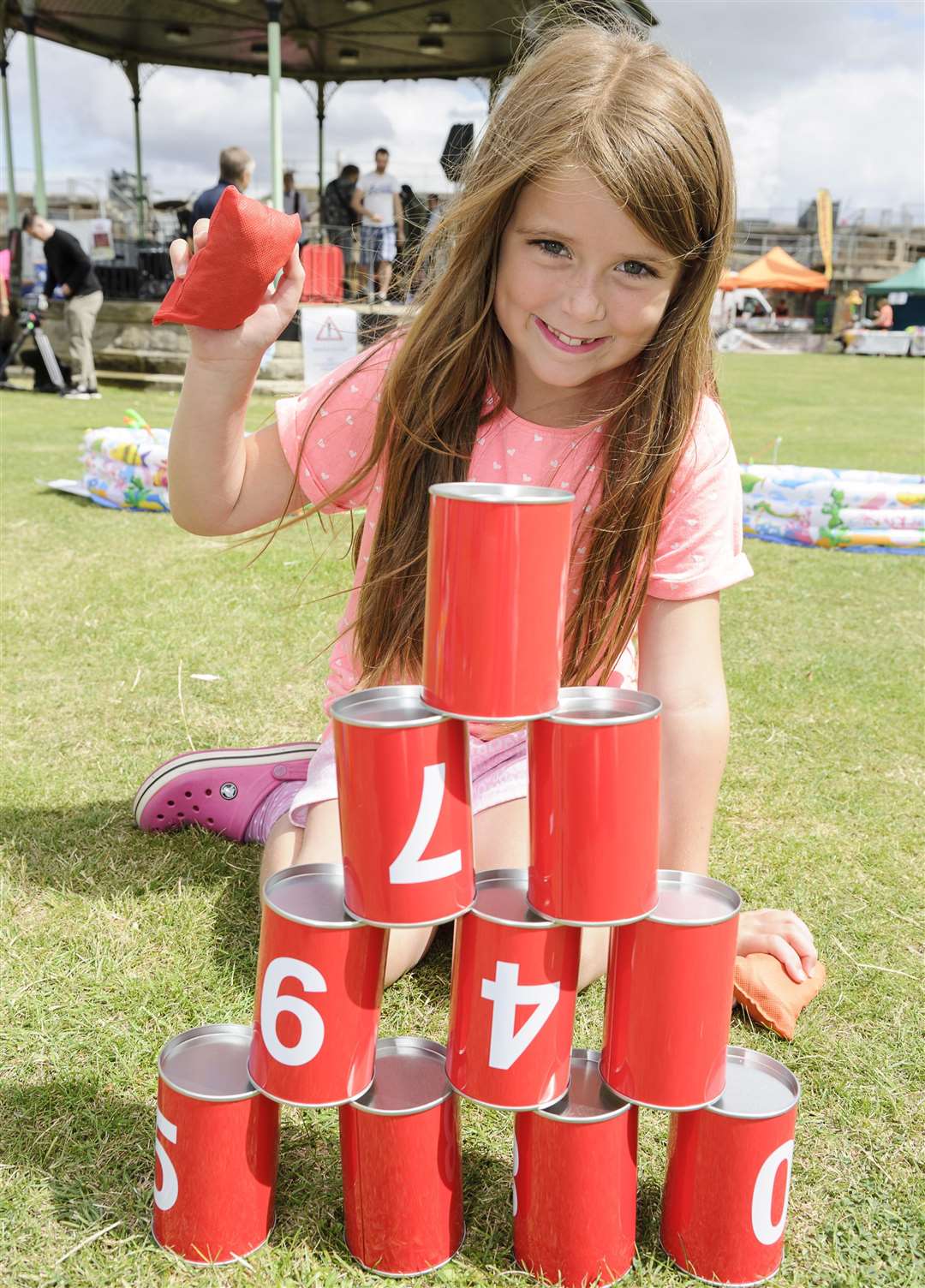 Bella McCarthy has fun at last year's Gravesend Riverside Festival Picture: Andy Payton