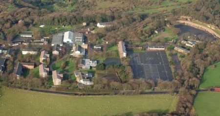 An aerial view of the former barracks site. Picture: DARREN SETTER