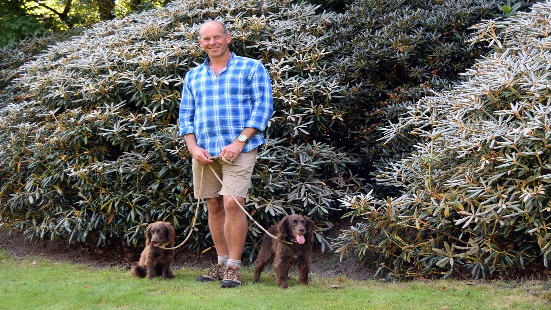 Phil Spencer out with Jessie and Scout