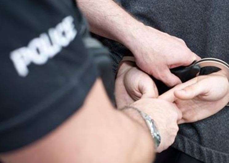 A suspected burglar was tracked down and arrested after targeting a home in Sevenoaks
