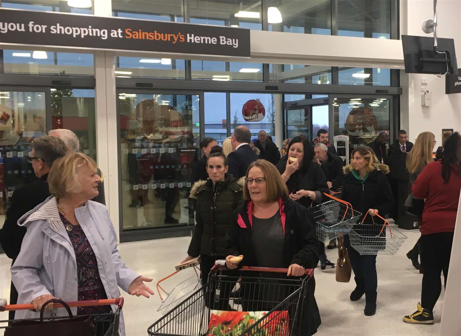 A new Sainsbury's has welcomed its first customers