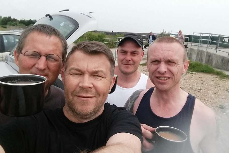 "The lads" from the EDL's 'coastal patrol team'