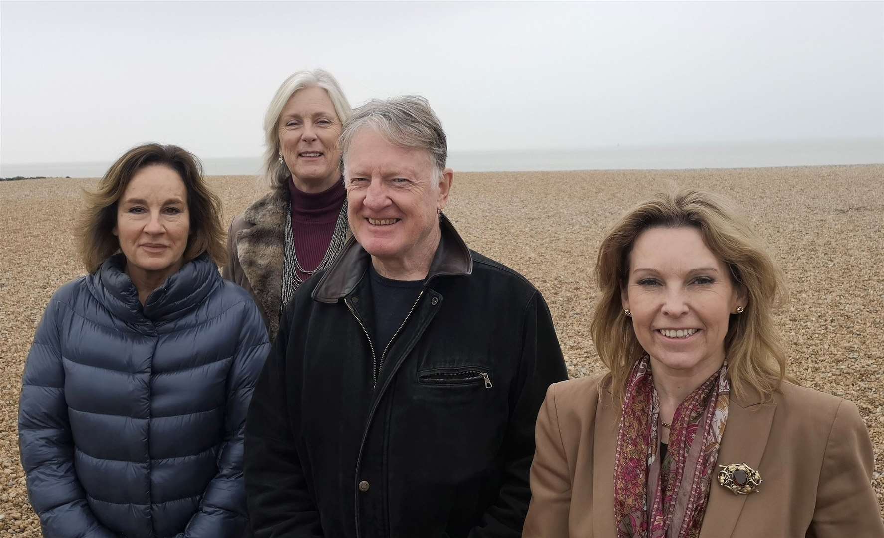 Mrs Elphicke with members of Goodwin Sands SOS. Picture: The Office of Natalie Elphicke MP