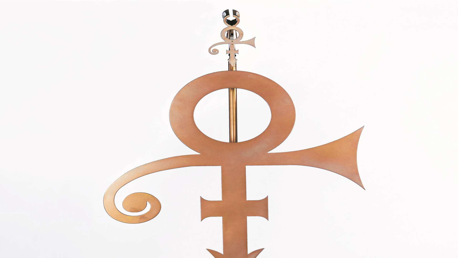 Prince's mic stand will be among the items on show at My Name is Prince at The O2 Picture: Paisley Park