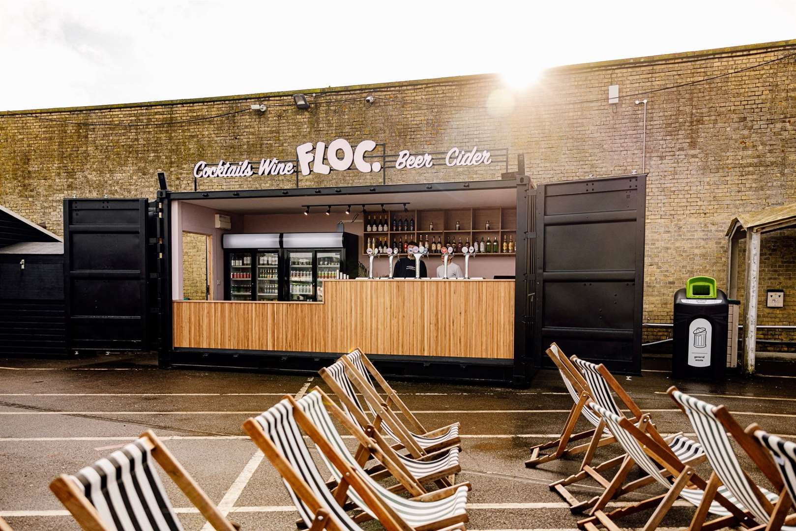 It is one of 10 independent bars and street-food vendors located there. Picture: Floc. Brewery