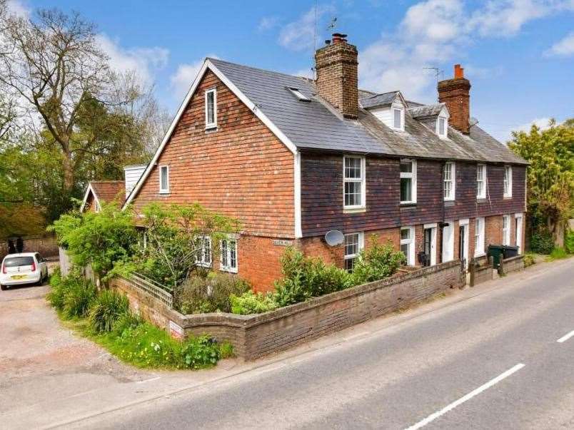 A £1,500pcm three-bedroom end-of-terrace property in Silver Hill was the only house available to rent in Tenterden when we looked on Zoopla and Rightmove. Picture: Rightmove