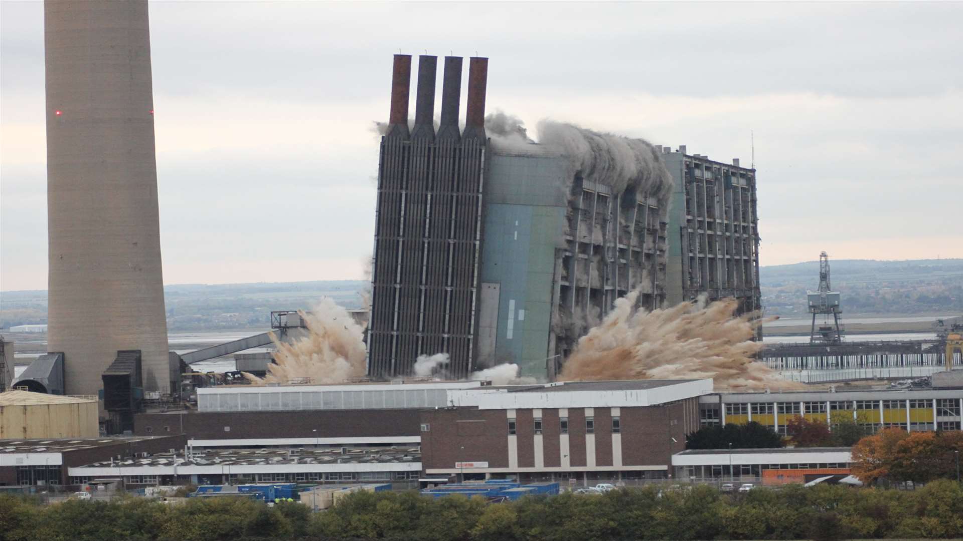 The boiler houses have already been blown up. Picture, David Allsop.