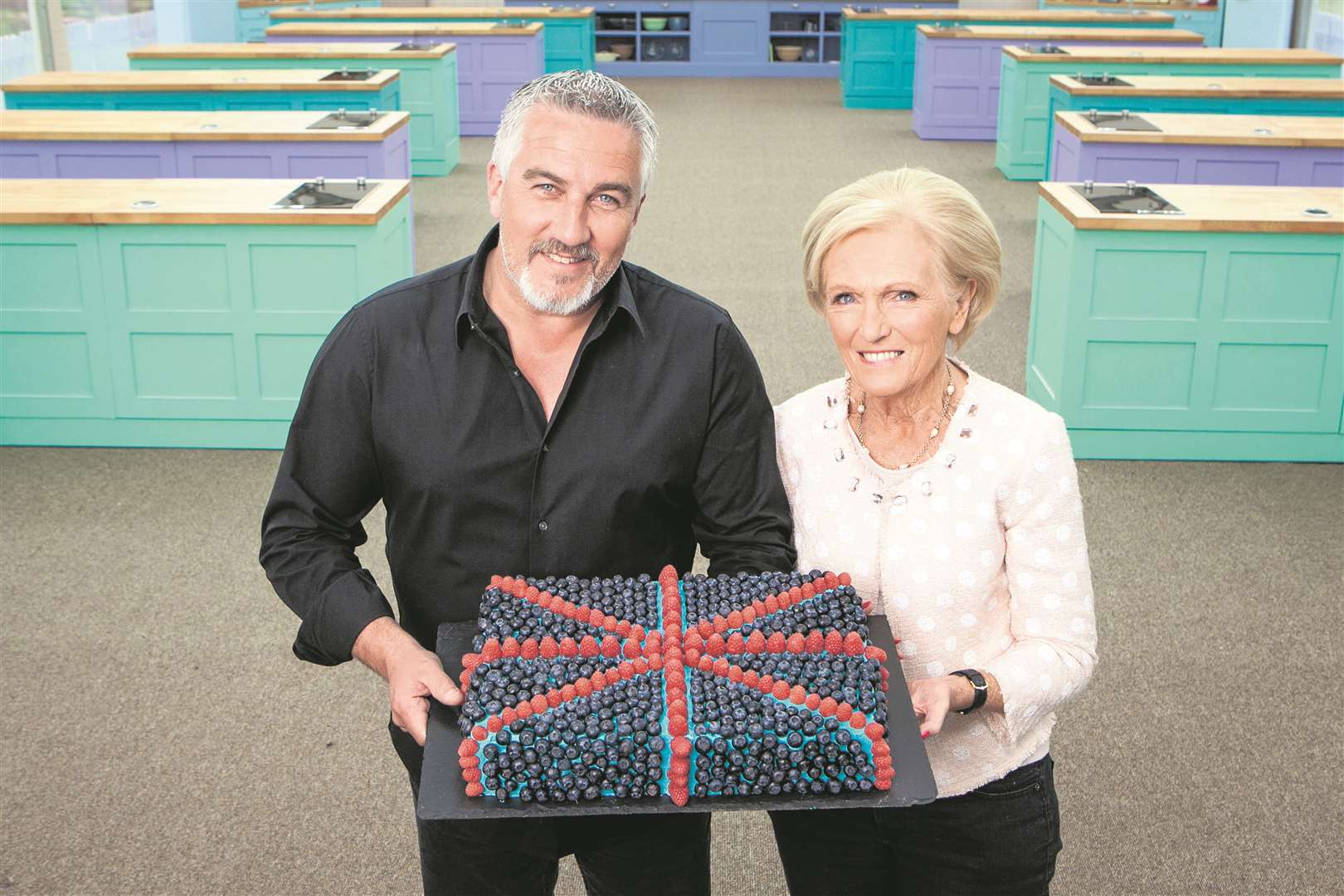 The Great British Bake Off, starring Wingham-based presenter Paul Hollywood and Mary Berry, returns to TV screens tonight. Picture: BBC/Mark Bourdillon