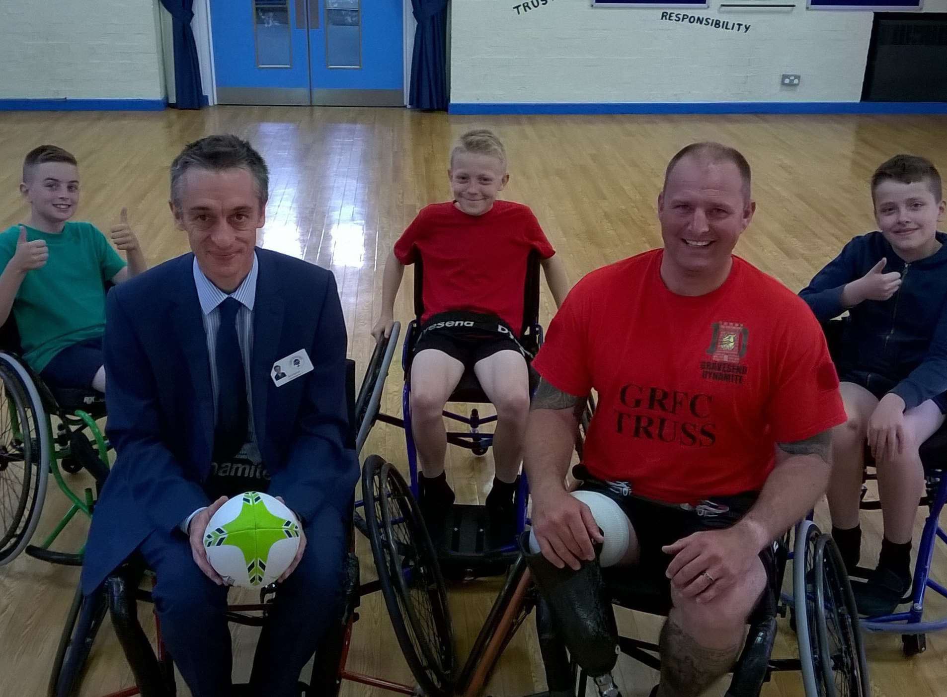 Wheelchair rugby team, Gravesend Dynamite, has started a schools programme offering the opportunity to pupils to try the sport.