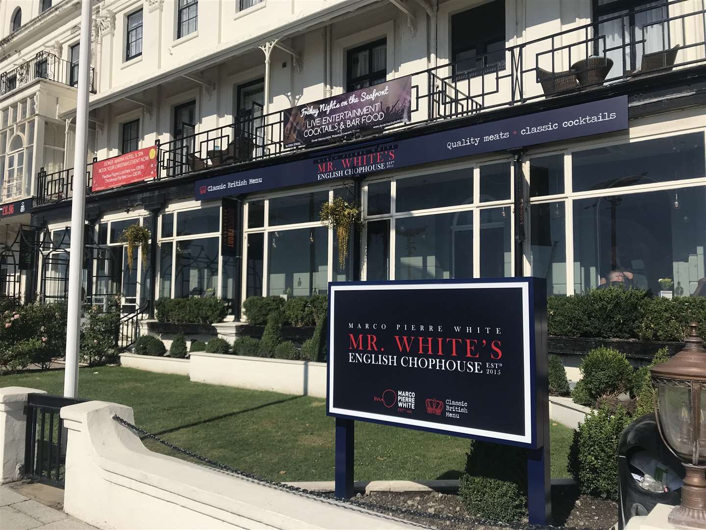 The new Mr White's English Chophouse. Picture: Best Western Plus Dover Marina Hotel