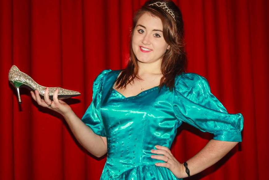 Amy Kempton as Cinderella in the Kingswood Players production