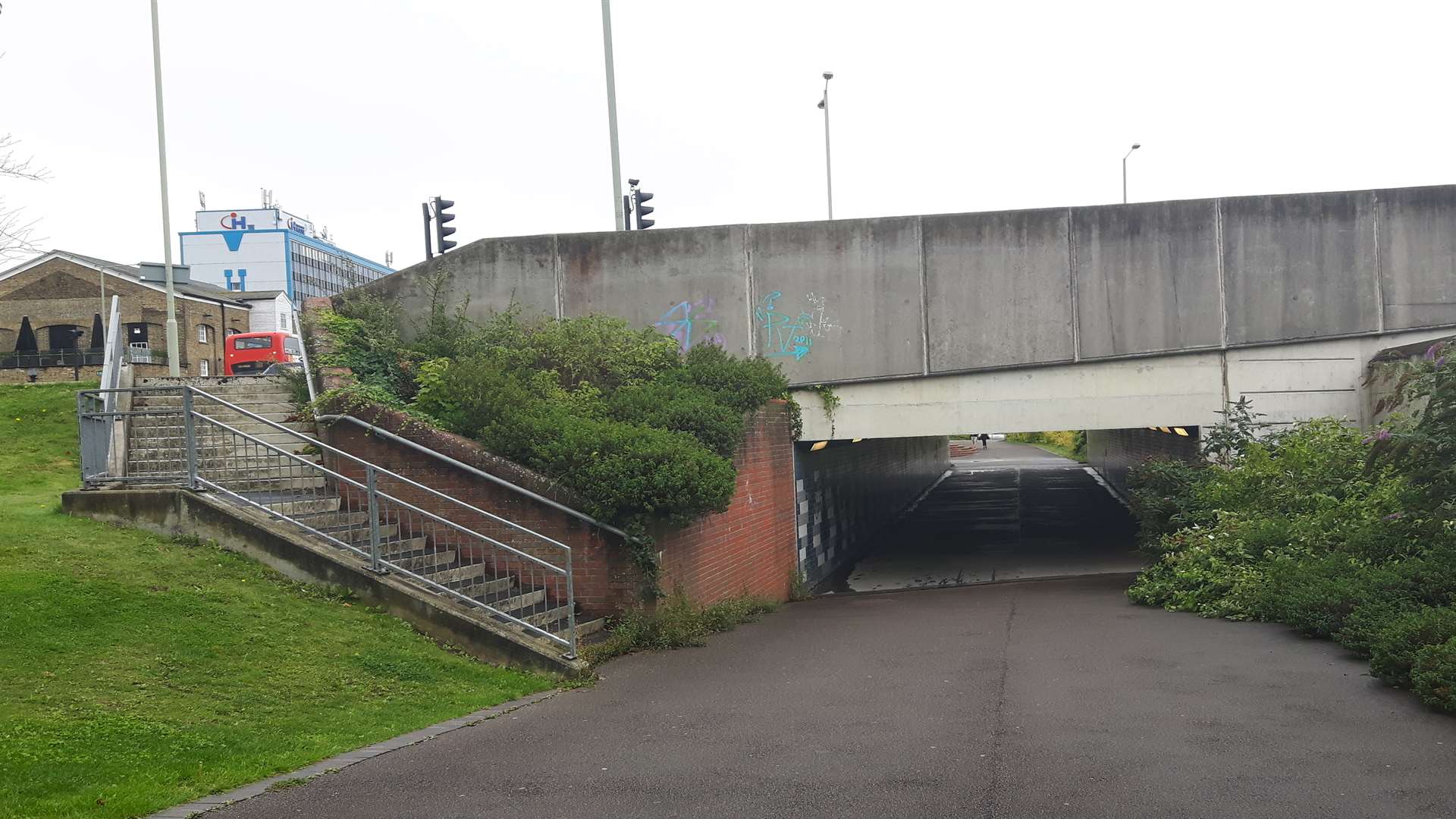 The underpass beneath Station Road