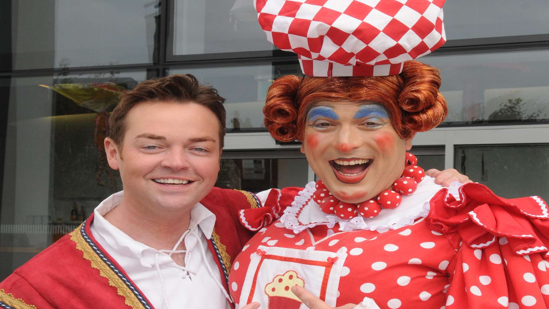 Stars of the Marlowe Theatre's panto this year, Stephen Mulhern and Ben Roddy