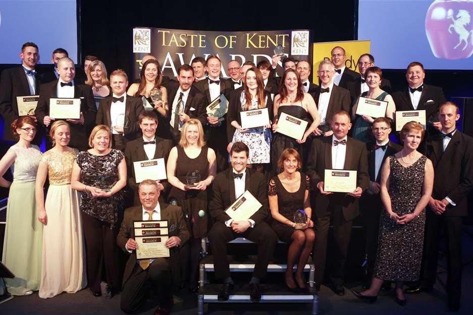 The winners at the Taste of Kent Awards