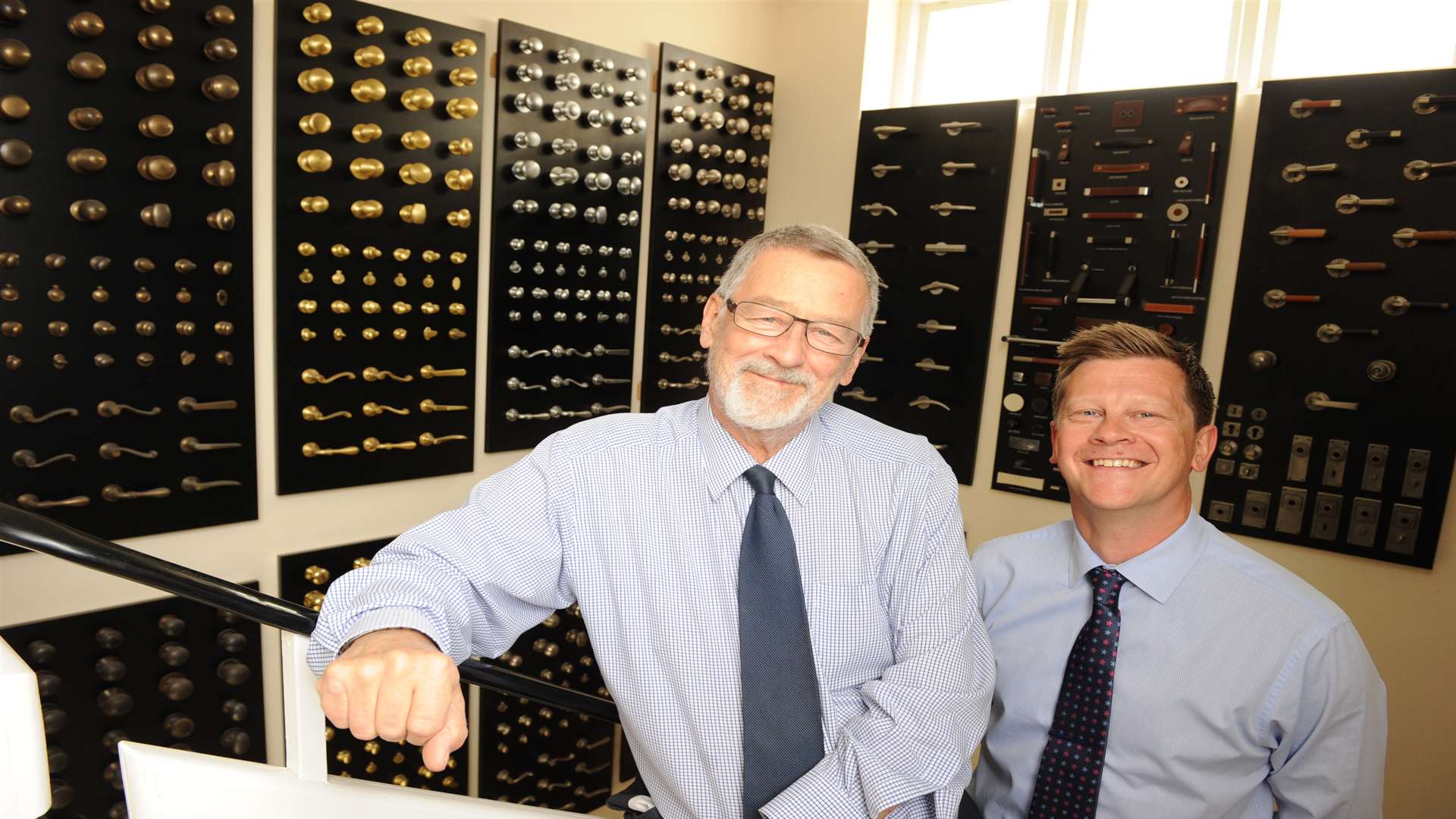 John Planck Ltd retired founder John, left, with son and managing director Tom