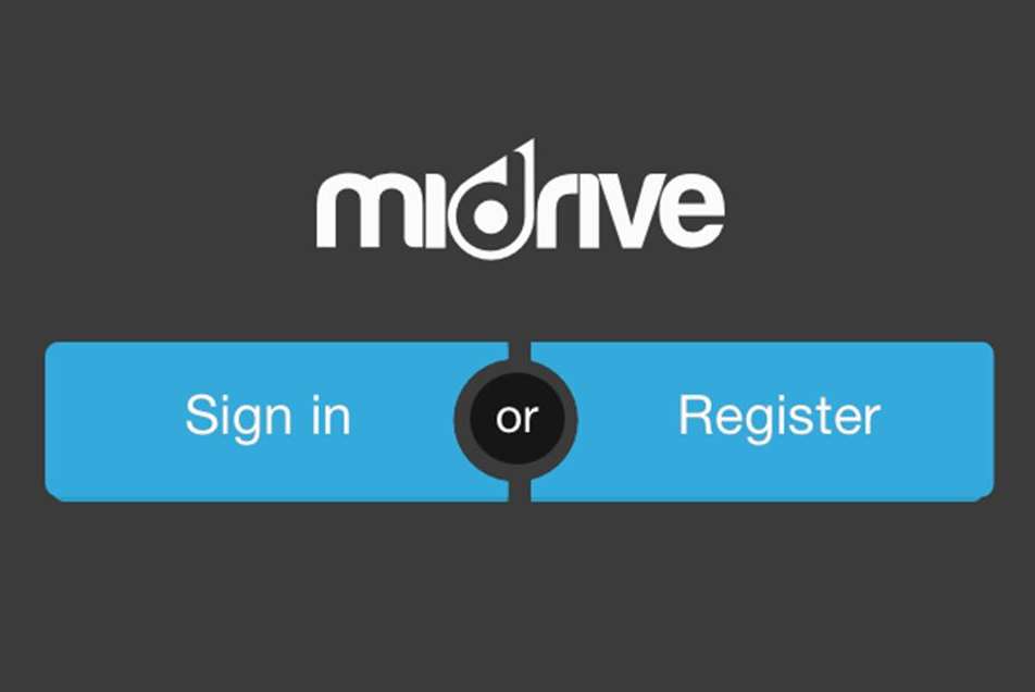 The miDrive app