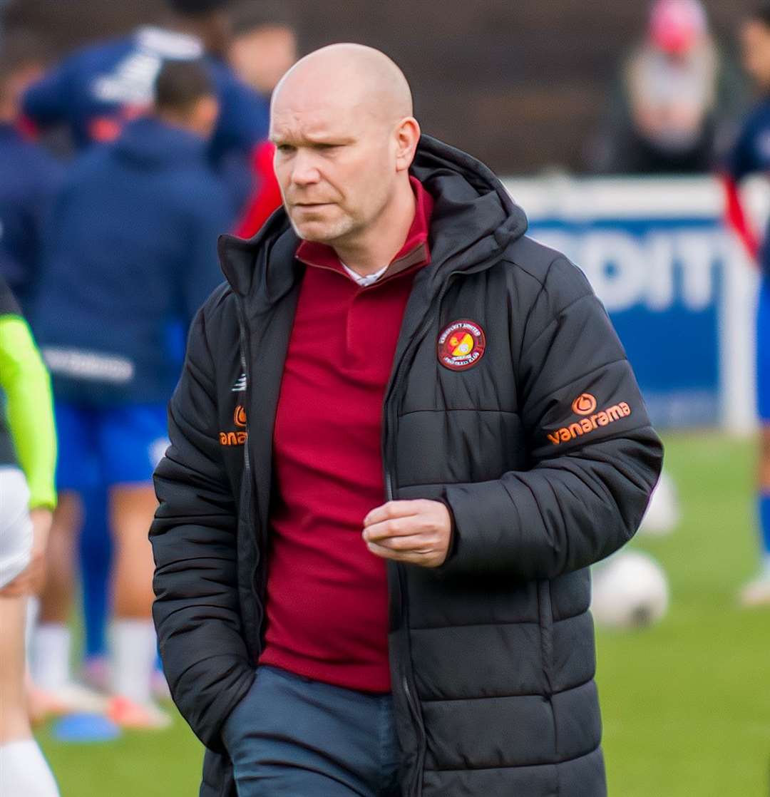Boss Danny Searle wants as many fans as possible at Stonebridge Road on Saturday. Picture: Ed Miller/EUFC