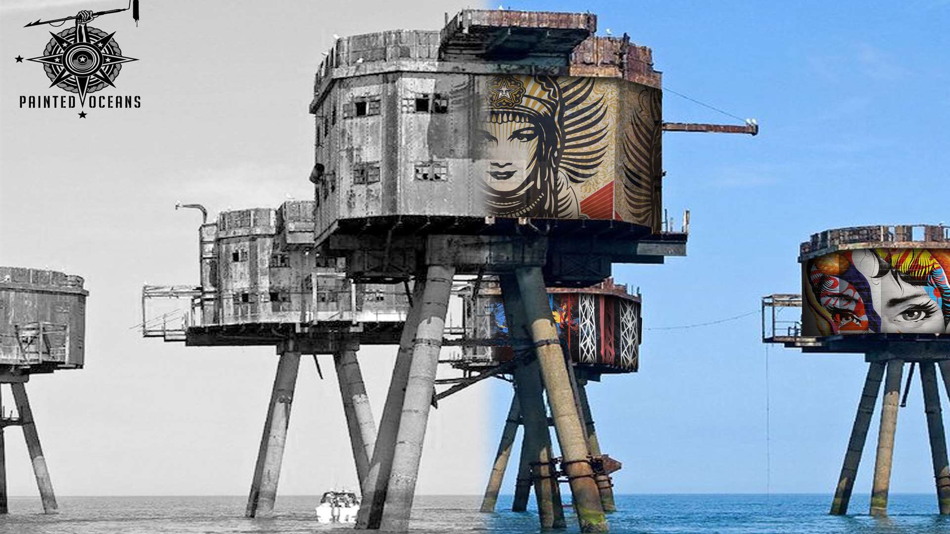 Plans to paint the Red Sands sea forts have been revealed