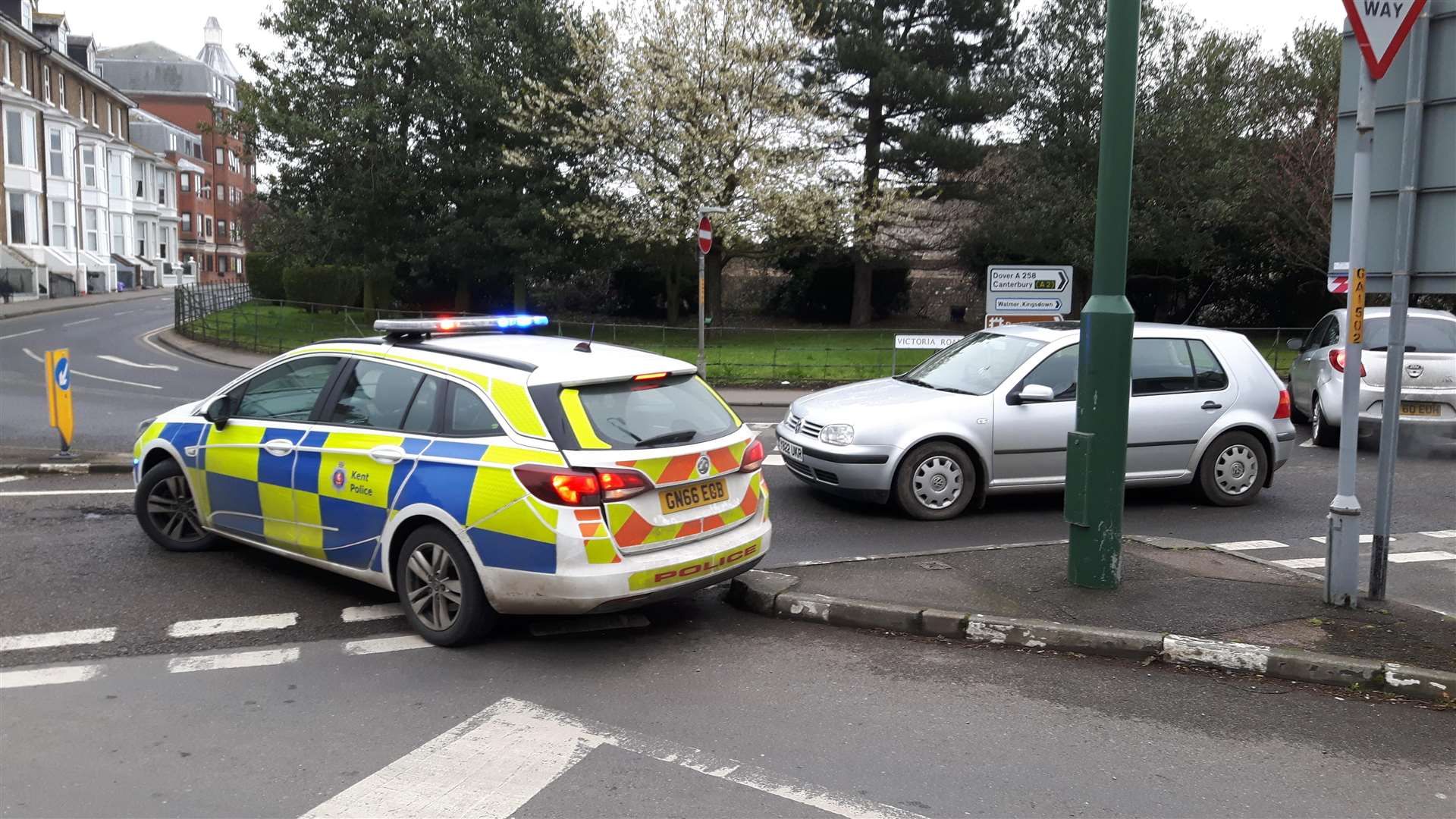 The junction of Deal Castle Road, Victoria and Guilford Roads